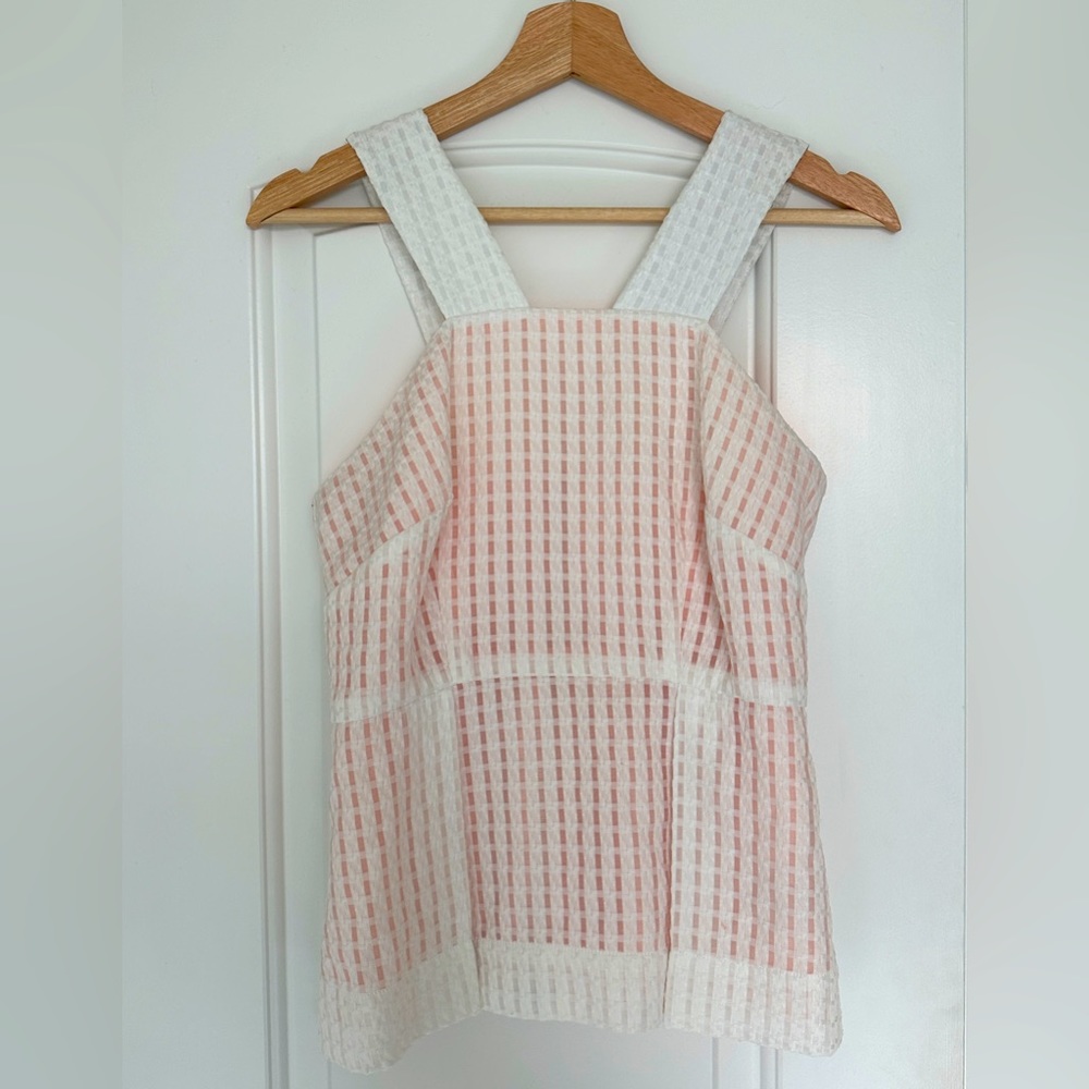 Anthropologie MAEVE White Peplum top